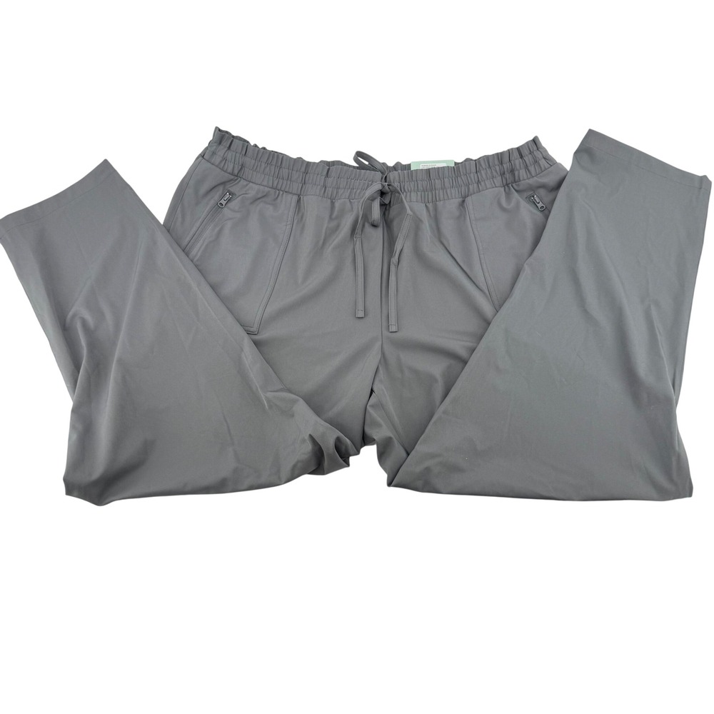 Magellan Outdoors Womens Lost Pines Travel Pant Gray Size 3X Elastic Waist